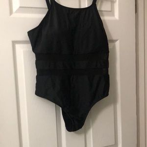 SHEIN 2XL black swimsuit